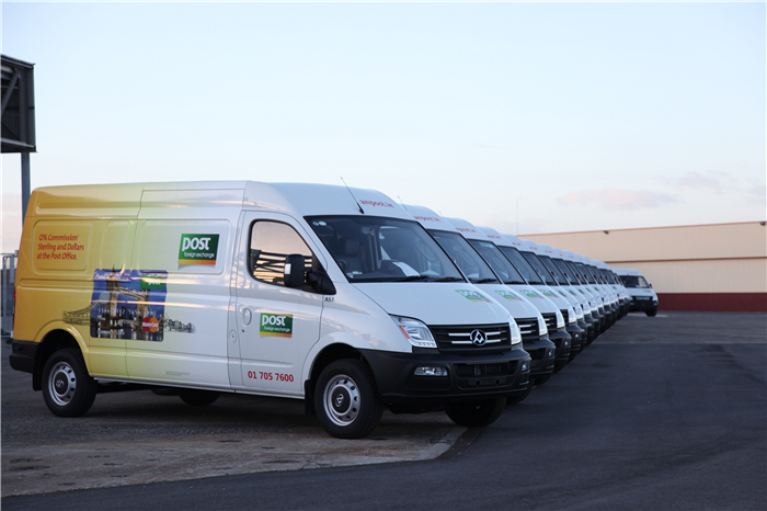 利来国际大通260台V80交付爱尔兰国家邮政