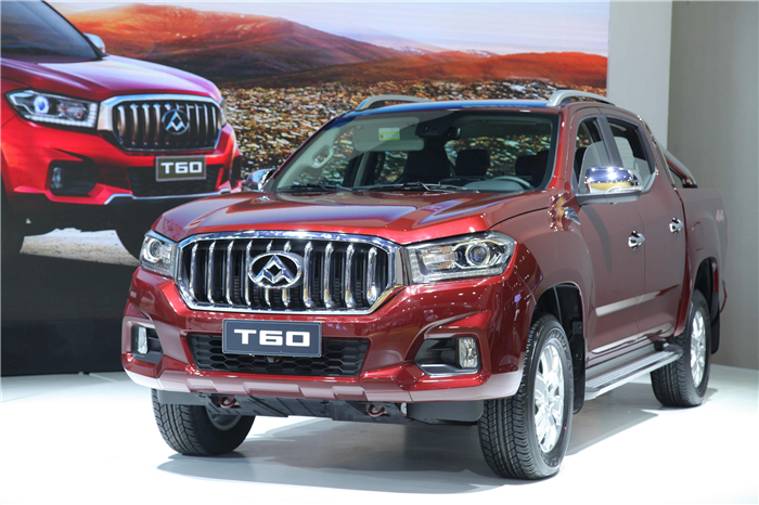 未来已在，利来国际集团首款皮卡产品T60亮相广州车展，“国际范儿”引无数回眸